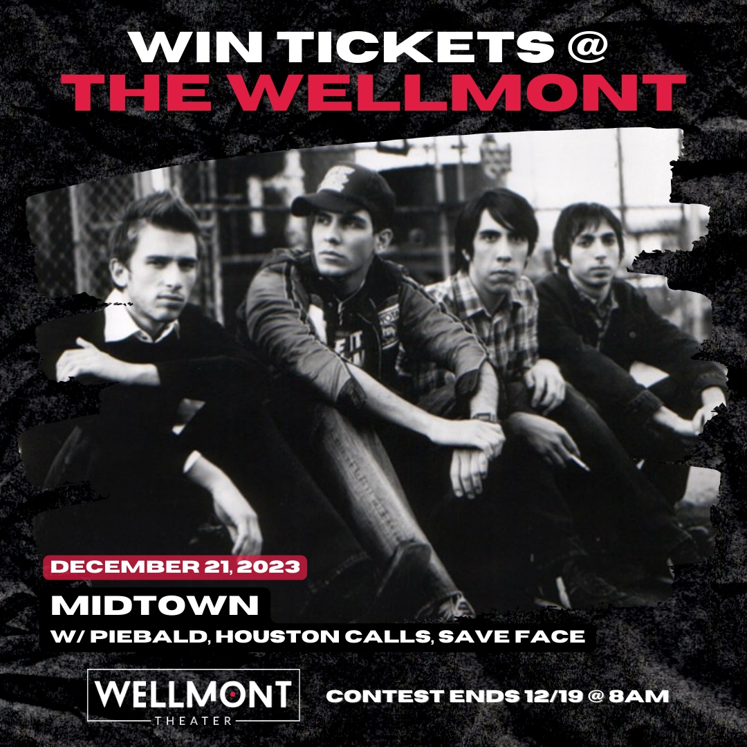 Enter to win a pair of tickets to see Midtown (<a href="/midtown/">Midtown</a>) in Montclair, NJ on December 21! 
Contest ends 12/19 @ 8AM ET.
➡️ Enter here: gleam.io/WfEQE/midtown-… ⬅️

#thewellmont #wellmonttheater #montclairnj #livemusic #ticketgiveaway #ticketcontest