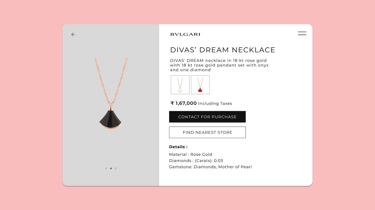 Day 12 of #DailyUI Challenge: E-Commerce Shop 
Presenting a Luxurious Jewelry E-Commerce Shop.💍✨
#UIChallenge #ECommerceDesign #LuxuryShopping