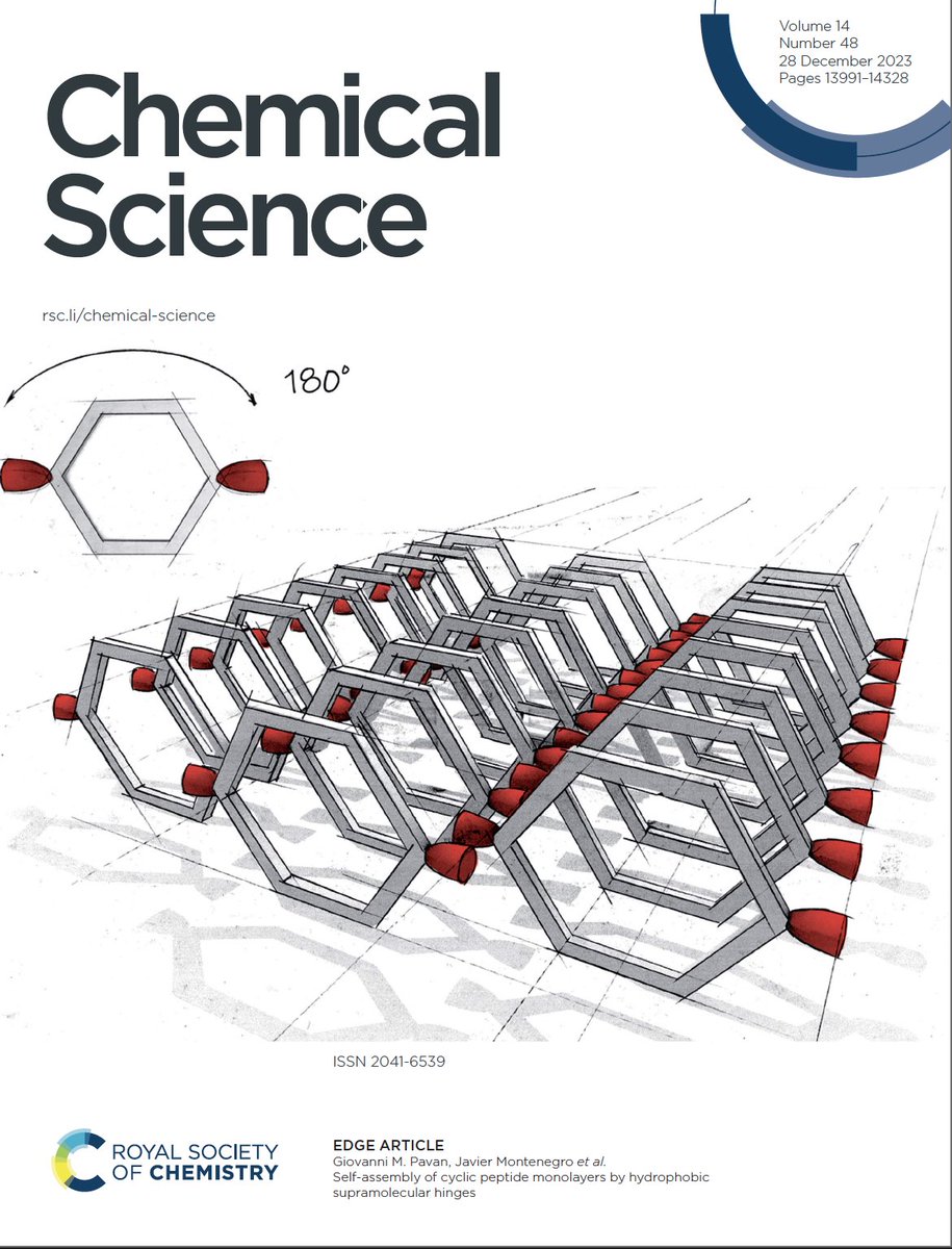 Montenegro Lab (@montenegrolabo) on Twitter photo Today at the cover of <a href="/ChemicalScience/">Chemical Science</a> our collaboration with <a href="/LabPavan/">Giovanni M. Pavan Lab</a> 🇮🇹🇪🇸 Moving supramolecular contacts around cyclic peptides 💍 allows control self-assembly in 2D 📄 Wonderful to work with <a href="/asicardellini/">annalisa cardellini</a> <a href="/InsuaNacho/">Nacho Insua</a> <a href="/SandraDA95/">Sandra Díaz</a> <a href="/nanominions/">nanominions</a> 🔖🎉👏
pubs.rsc.org/en/content/art… Today at the cover of <a href="/ChemicalScience/">Chemical Science</a> our collaboration with <a href="/LabPavan/">Giovanni M. Pavan Lab</a> 🇮🇹🇪🇸 Moving supramolecular contacts around cyclic peptides 💍 allows control self-assembly in 2D 📄 Wonderful to work with <a href="/asicardellini/">annalisa cardellini</a> <a href="/InsuaNacho/">Nacho Insua</a> <a href="/SandraDA95/">Sandra Díaz</a> <a href="/nanominions/">nanominions</a> 🔖🎉👏
pubs.rsc.org/en/content/art…