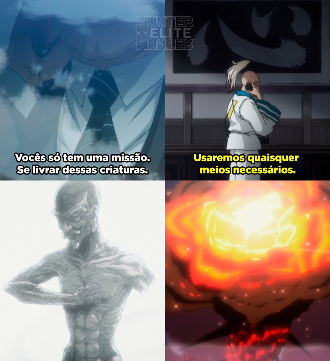 Elite Hunter x Hunter - Há uma grande possibilidade de Hunter x Hunter 2011  entrar na Netflix brasileira em breve! Houveram diversos vazamentos e  rumores recentemente sobre o assunto. Tudo indica que