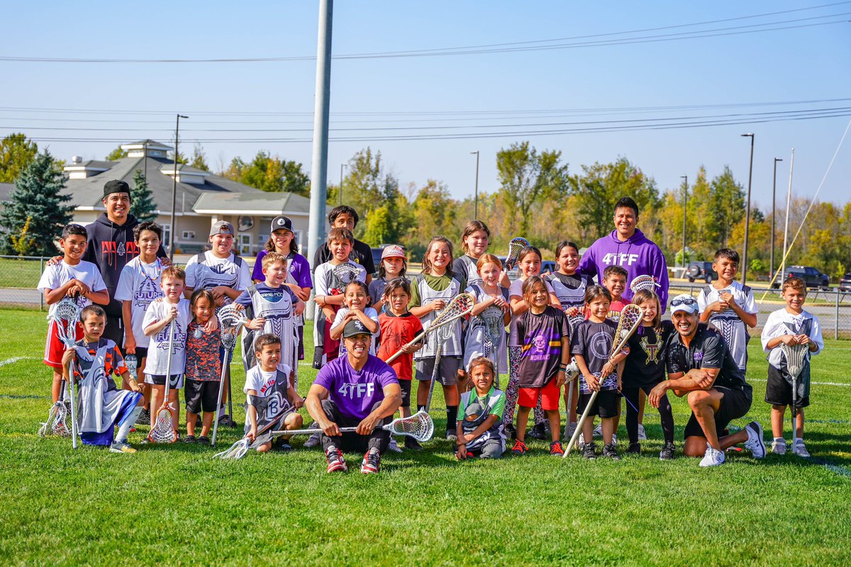 Growing the 4TFF Lacrosse fam with every community we visit 🥍🫶🏽

Grateful and thankful for this game, the connections made and looking forward to the possibilities 4 the future generations 🙏🏽
