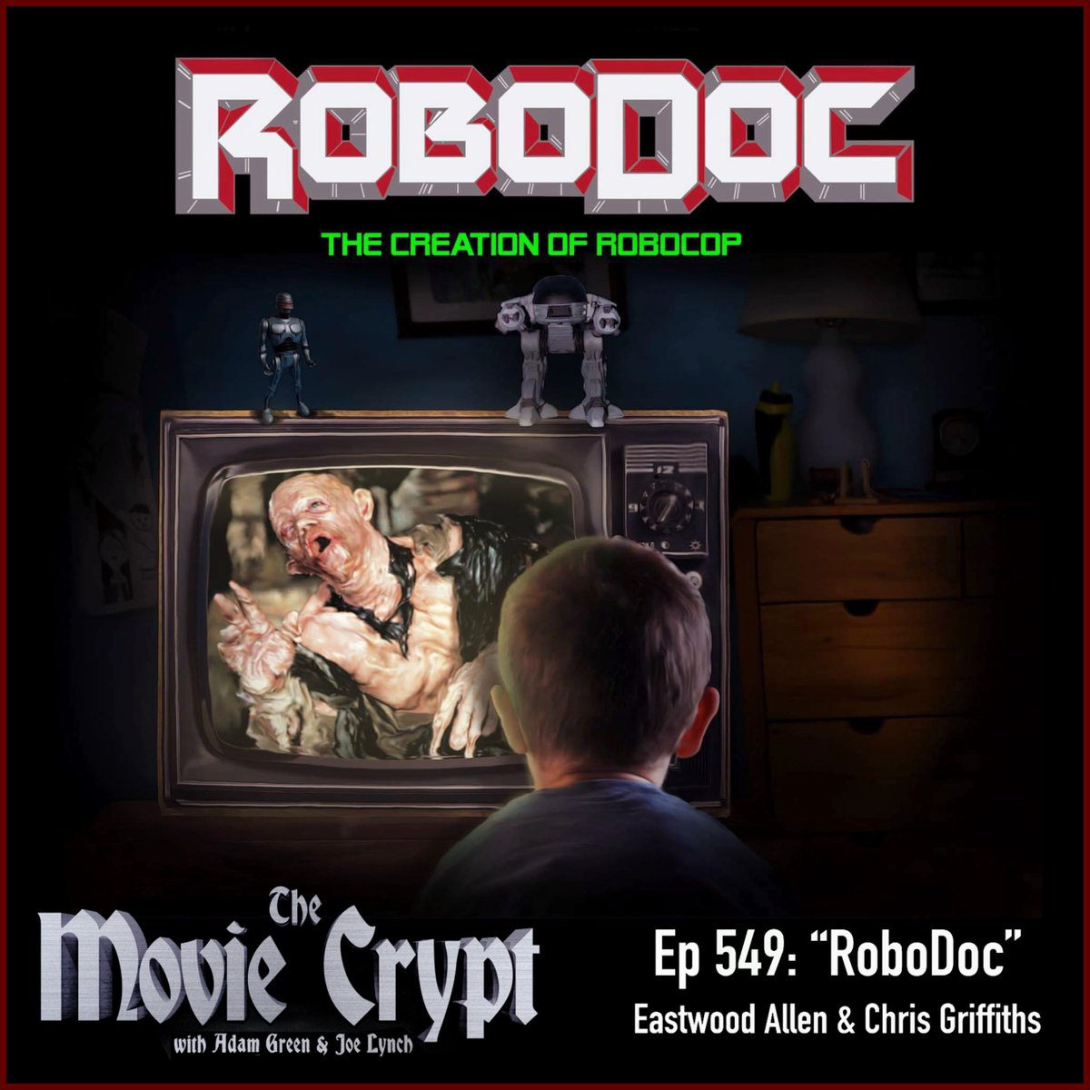 ROBODOC directors discuss shooting the #RoboCop documentary on this week’s The @MovieCrypt Podcast.

“Thank you for your cooperation”
@Adam_Fn_Green & @TheJoeLynch 

LISTEN HERE 🎧
open.spotify.com/episode/68SKg7…