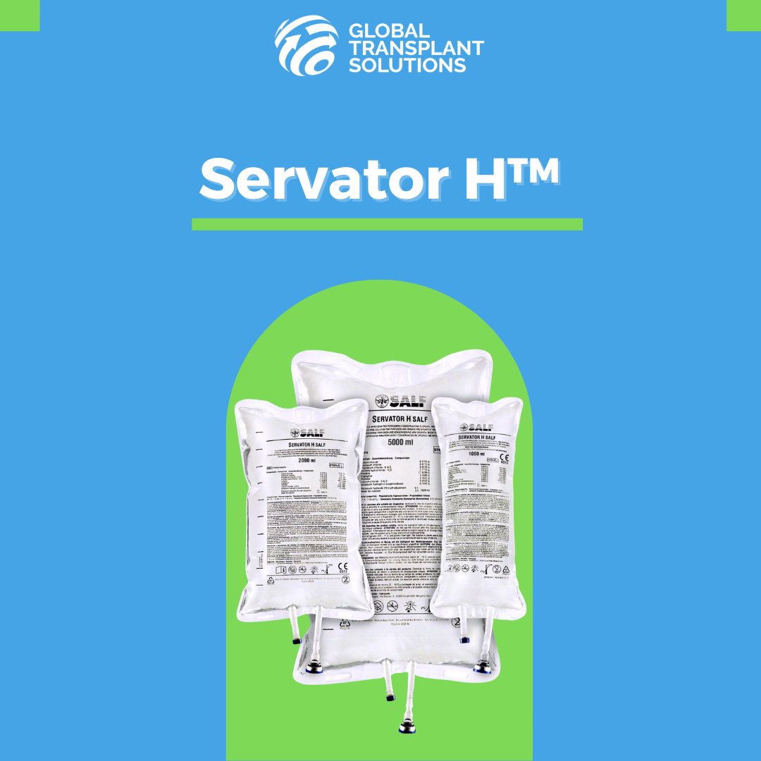 SERVATOR H™ This servator has a less viscous, clear-to-slightly yellow solution proven effective in the flushing, perfusion, shipping, and storage of kidneys, livers, pancreas, and hearts for transplant. #organdonation