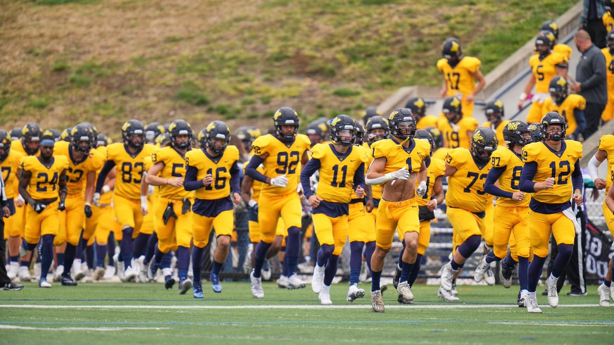 Great having @CoachHenningWU from @WilkesFootball on campus this morning to recruit our guys!