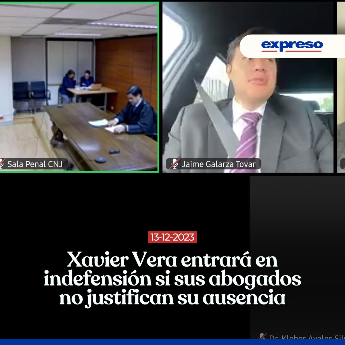 Esta mañana no se pudo reinstalar la audiencia preparatoria de juicio seguida en contra del exministro de Energía, Xavier Vera Grunauer, procesado por presunto cohecho.

Detalles👉bit.ly/3NoMl46