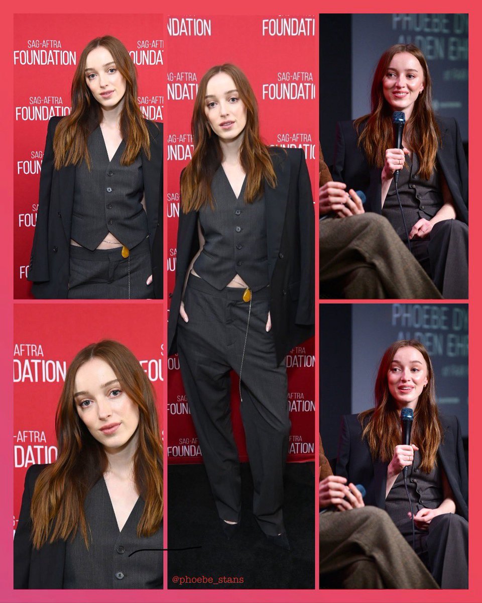 Phoebe attends the SAG-AFTRA Foundation Conversations Presents “Fair Play” at SAG-AFTRA Foundation Screening Room.

Credit 📸: Getty Images 

#phoebedynevor #aldenehrenreich #chloedomont #fairplay  #bridgerton #netflix #netflixfilms #fairplaymovie #fairplaynetflix #fairplayfilm