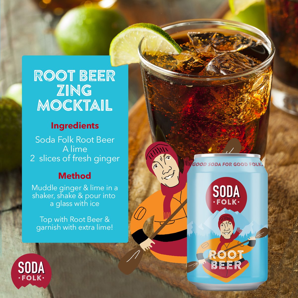 Mocktail recipe using our tasty #RootBeer, perfect winter warmer for any occasion!

#thistheseason #drinkidea #christmasparty