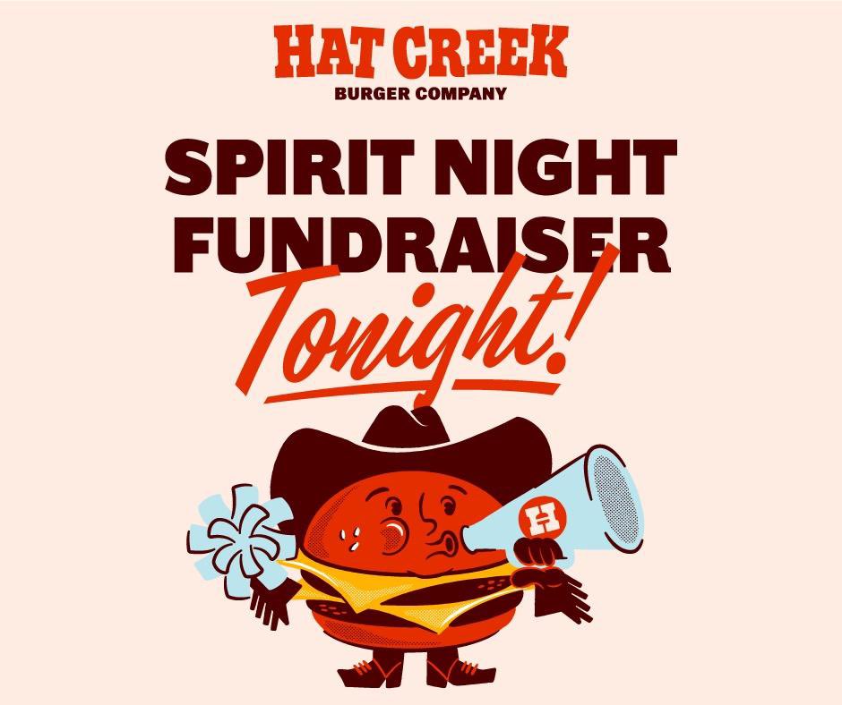 YAY!! Spirit night!! Hat Creek Burger Co. 🍔 5300 Golden Triangle Blvd 5:00-9:00pm
Wait! ⚠️ Please be sure to mention the TIMBER CREEK FALCON BAND when placing your order in person or online for pick up. What’s that? That’s the taste of not cooking dinner tonight! See you there.