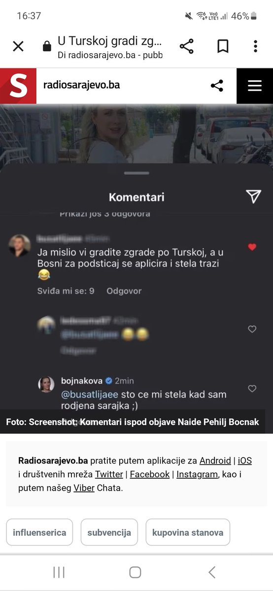 GalamaMama's tweet image. Tako isto i kod Bakira i Sebije nema stele jer su rodjene Sarajlije. Cuti Naida i ne ukopavaj se jos vise. #caosvima #bojnakova
