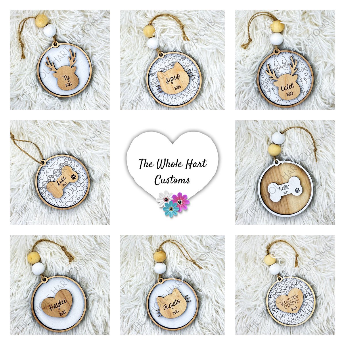 HartPaco's tweet image. As many of you know, I’ve been working on breathing life back into my Etsy shop. Due to circumstances, I am having to start over for now. My shop is live and my laser cut ornaments are on it!! If you want to check it out: etsy.com/shop/WholeHart…

I’m sure excited! 💜💜