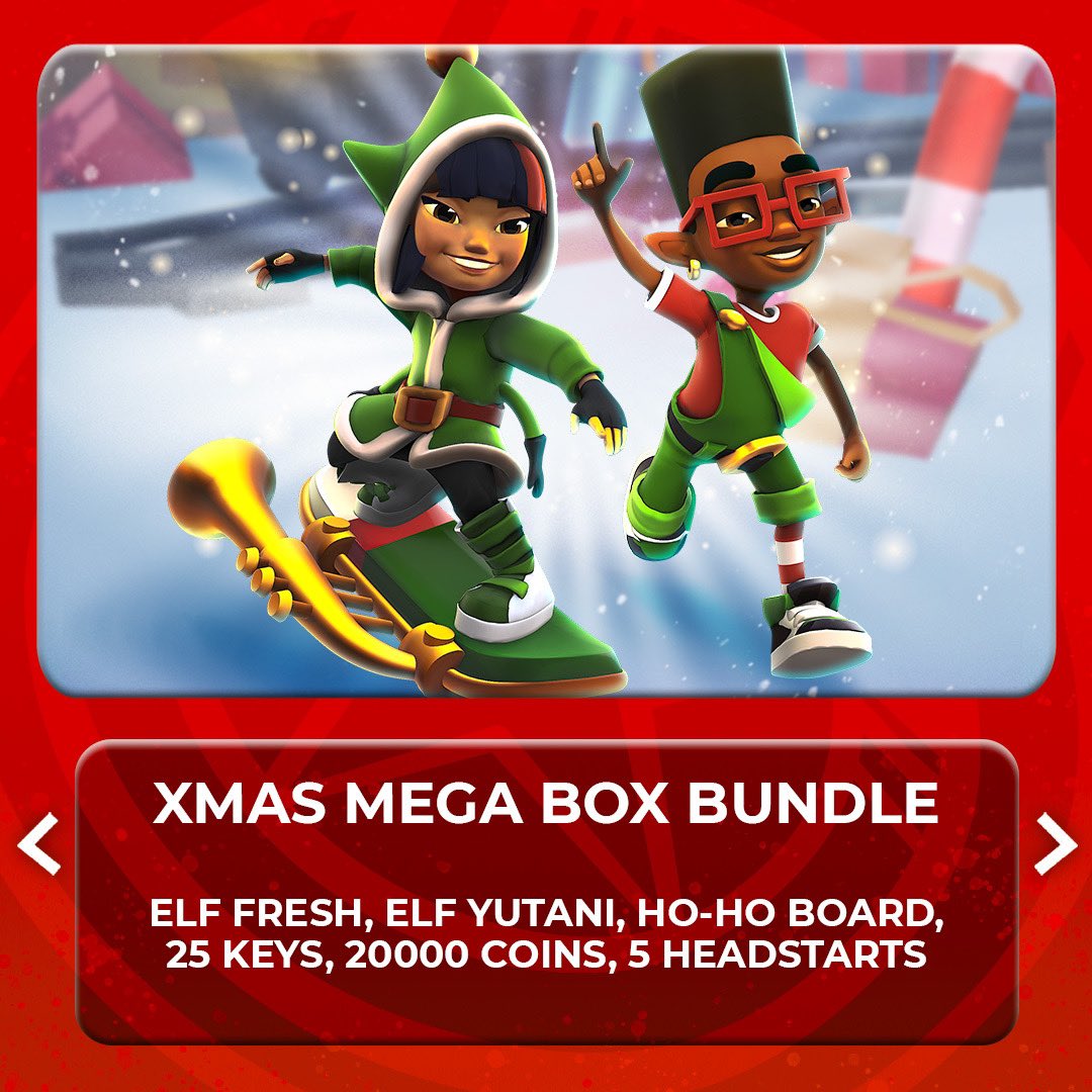 Subway Surfers World Tour: Subway City Xmas Elf Tricky Unlocked