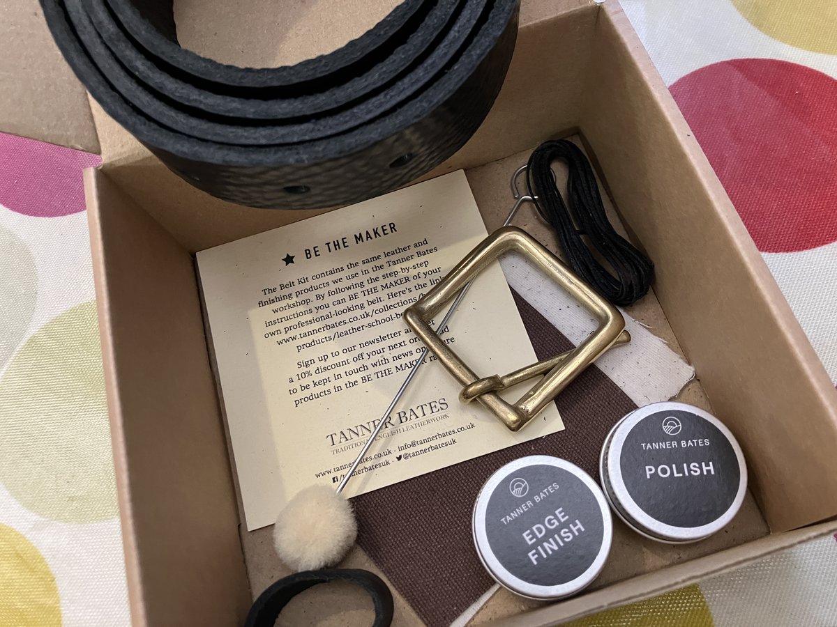 Make Your Own Leather Belt Kit By Tanner Bates