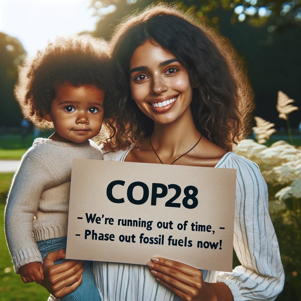 Eliminate fossil fuels for the kids' future! Climate activist: ‘COP28, the clock’s ticking’ – ‘Phase out fossil fuels? Yes, please’ climatedepot.com/2023/12/13/cli…