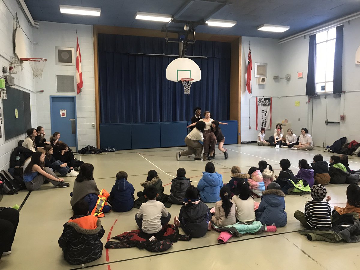 Thanks to the students at Rosedale Heights School of the Arts for coming to perform their children’s’ plays for our students. #ArtsEducation #Community #Drama