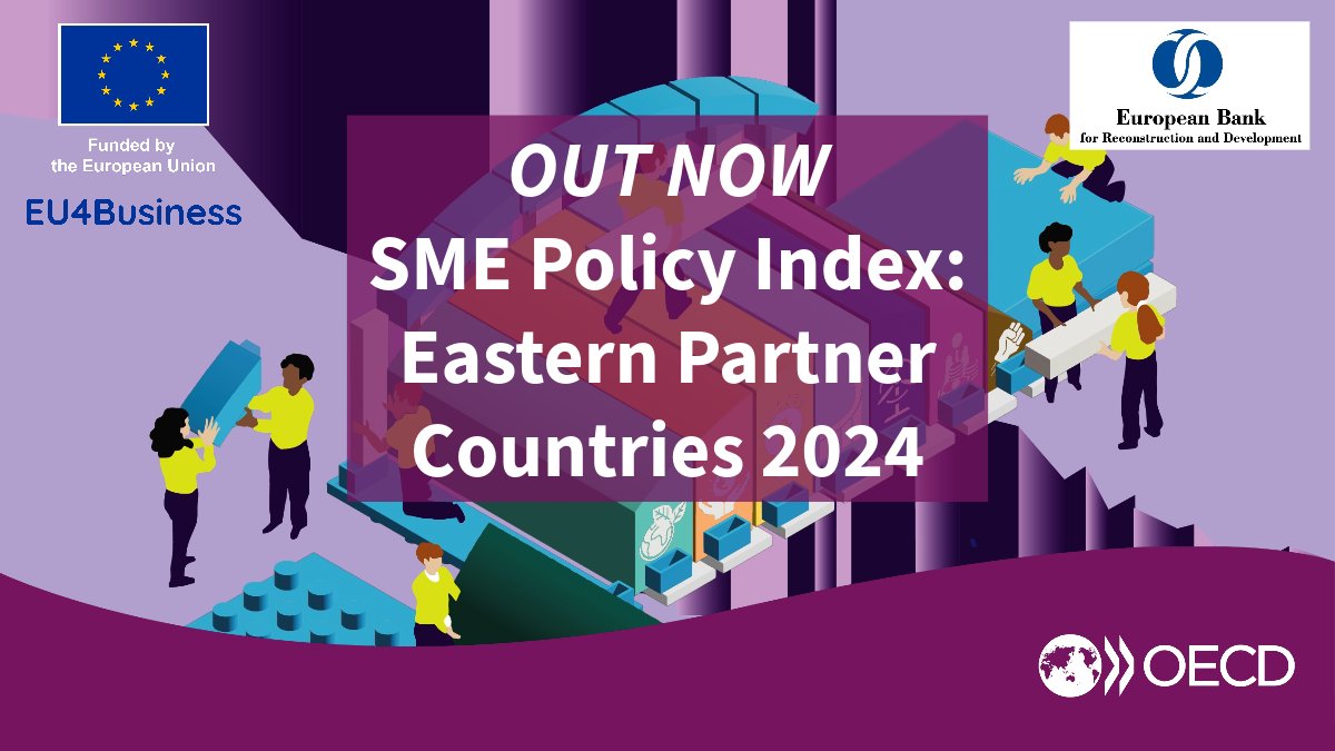 As COVID-19 made the digital economy more important for SME resilience, Eastern Partner countries set digitalisation as a policy priority.

Learn more in our new SME Policy Index: Eastern Partner Countries 2024: oecd.org/publications/s… | #EurasiaWeek #EU4Business