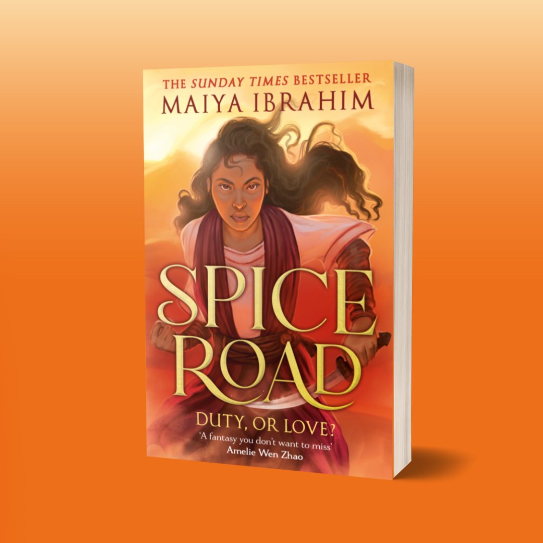 ✨COVER REVEAL✨ This week just got a little more exciting - it's time for us to reveal the stunning cover for the paperback copy of @maiya_ibrahim's Spice Road. Illustration by @hillarydwilsonart & cover design by @natalieyulichen 🧡 Pre-order yours >> brnw.ch/21wFhC1