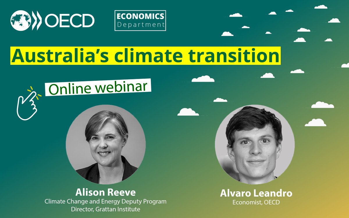 Join us for an event on Australia’s climate transition with <a href="/alison_reeve/">A</a> from the <a href="/GrattanInst/">Grattan Institute</a>!

Australia’s climate transition: the challenges and opportunities.

🗓️ 18 Dec
⏰ 16:00-17:00 (AEDT) // 6:00-7:00 CET
Register 🔗bit.ly/3RmRlaN