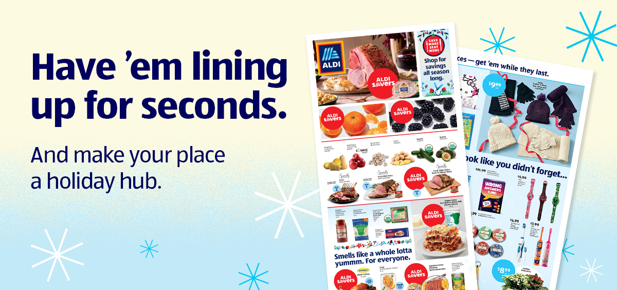 Arguably the most exciting time for #ALDIFinds. If you’re into arguing. We're not. We're into savings. And this week we're all about holiday entertaining. See it here: bit.ly/ALDIWeeklyAd