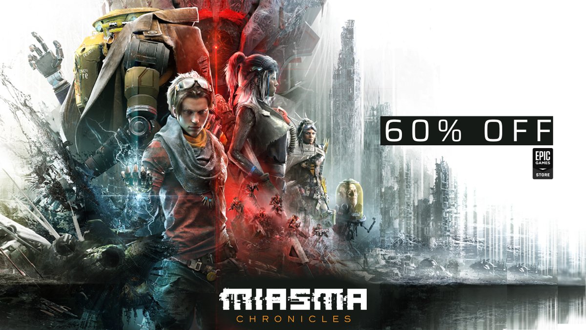 Miasma Chronicles (@miasmachron) on Twitter photo This Holiday, we're going EPIC! 🎄
Get 60% OFF Miasma Chronicles as part of the <a href="/EpicGames/">Epic Games Store</a> Holiday Sale
🎁 505.games/MCEpicHolidayS…
#MiasmaChronicles #EpicGames #505Games #wooaahthatsepic This Holiday, we're going EPIC! 🎄
Get 60% OFF Miasma Chronicles as part of the <a href="/EpicGames/">Epic Games Store</a> Holiday Sale
🎁 505.games/MCEpicHolidayS…
#MiasmaChronicles #EpicGames #505Games #wooaahthatsepic