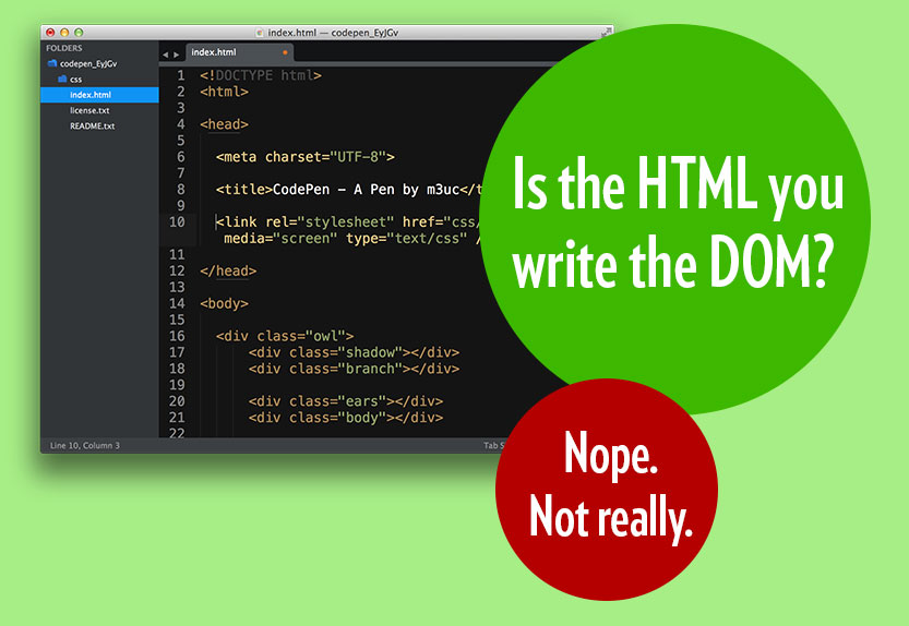 BetaScribbles's tweet photo. Today, a peer asked me
"What really is a Document Object Model (DOM)?"
and I made up a beautiful answer https://t.co/ATNO0z1Uq9