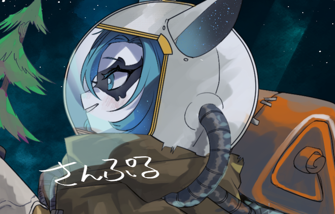 「bangs spacesuit」 illustration images(Latest)