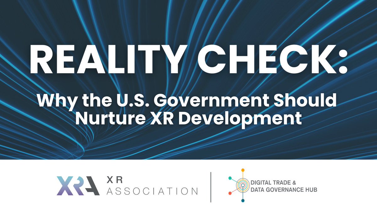 XR Association (@xrassociation) on Twitter photo In one hour: XRA's Miranda Lutz, <a href="/DataGovHub/">The Digital Trade and Data Governance Hub</a>'s Adam Zable & <a href="/FourtoldTweets/">Fourtold</a> Patrick Grady will discuss the <a href="/XRAssociation/">XR Association</a> and <a href="/DataGovHub/">The Digital Trade and Data Governance Hub</a>'s latest report exploring global investment in XR.
Tune in for this engaging conversation: gwu.qualtrics.com/jfe/form/SV_2a… In one hour: XRA's Miranda Lutz, <a href="/DataGovHub/">The Digital Trade and Data Governance Hub</a>'s Adam Zable & <a href="/FourtoldTweets/">Fourtold</a> Patrick Grady will discuss the <a href="/XRAssociation/">XR Association</a> and <a href="/DataGovHub/">The Digital Trade and Data Governance Hub</a>'s latest report exploring global investment in XR.
Tune in for this engaging conversation: gwu.qualtrics.com/jfe/form/SV_2a…