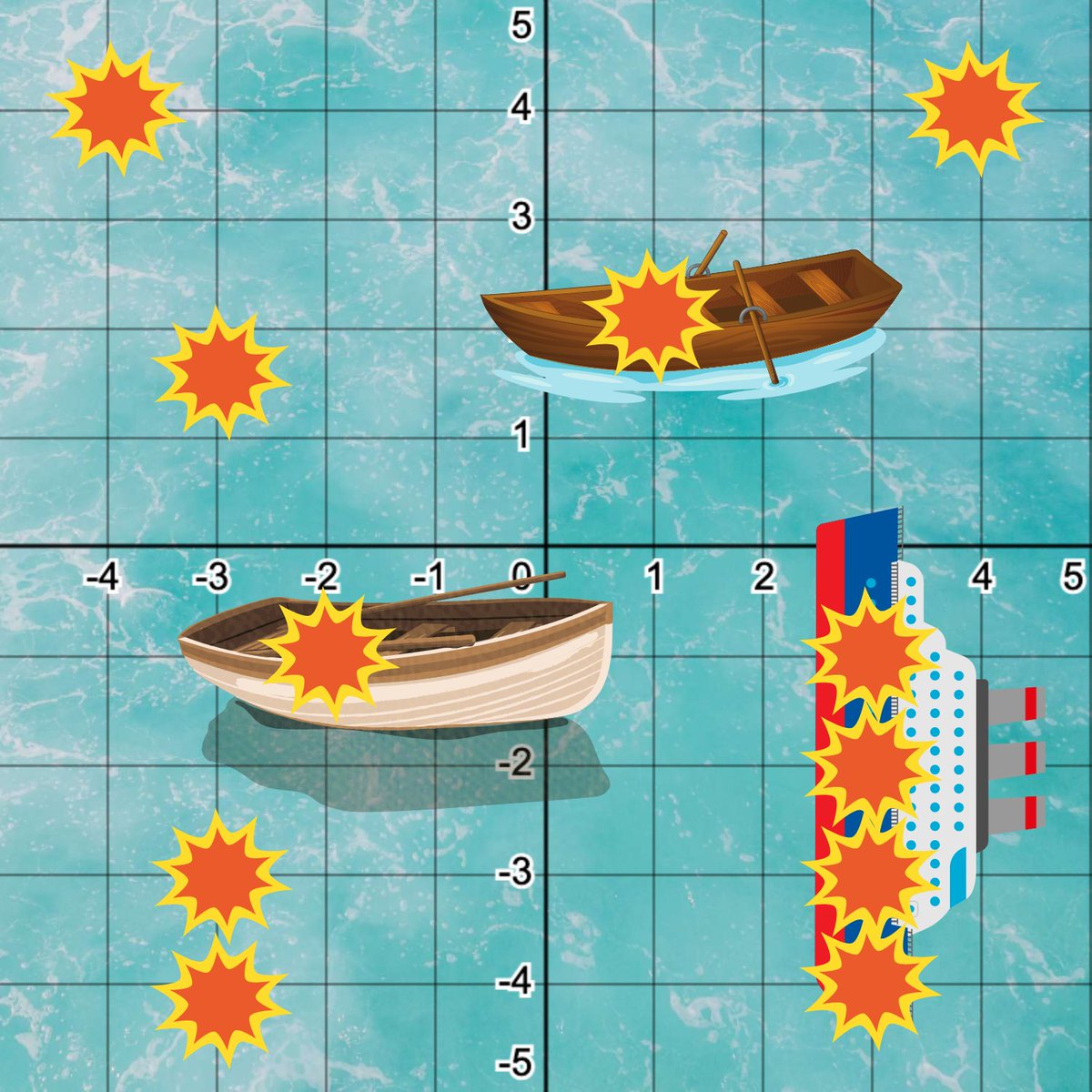 🛳 I made a coordinate plane Battleship refresher game in <a href="/quizizz/">Quizizz (now Wayground)</a> 

Play here: 
quizizz.com/join?gc=767987…

Here is the game to modify/assign: quizizz.com/admin/quiz/64e… 

Here is the <a href="/canva/">Canva</a> link to modify
canva.com/design/DAFsMnz… 

#EdTech #gamification #ITeachMath #Mathchat