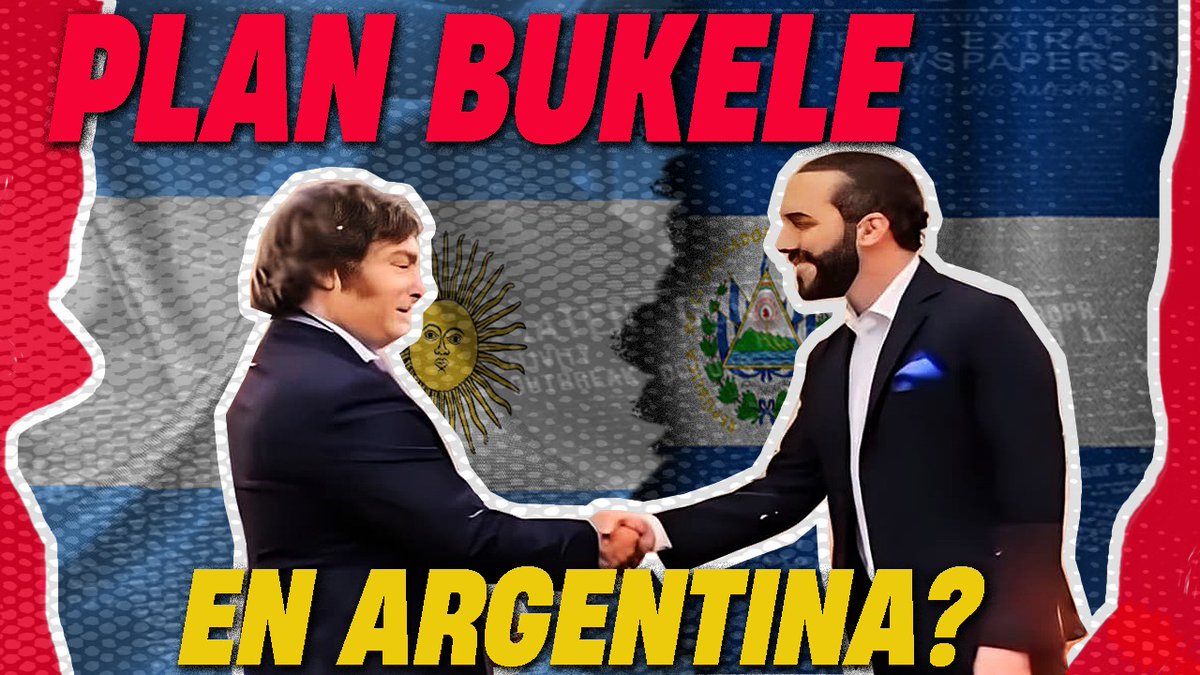 Gabolml10's tweet photo. 🚨MILEI APLICARA el PLAN BUKELE en ARGENTINA? 🚀
@nayibbukele y @JMilei 
🚨NUEVO VIDEO EN YOUTUBE 😎 https://t.co/mS7PpQ0TcU