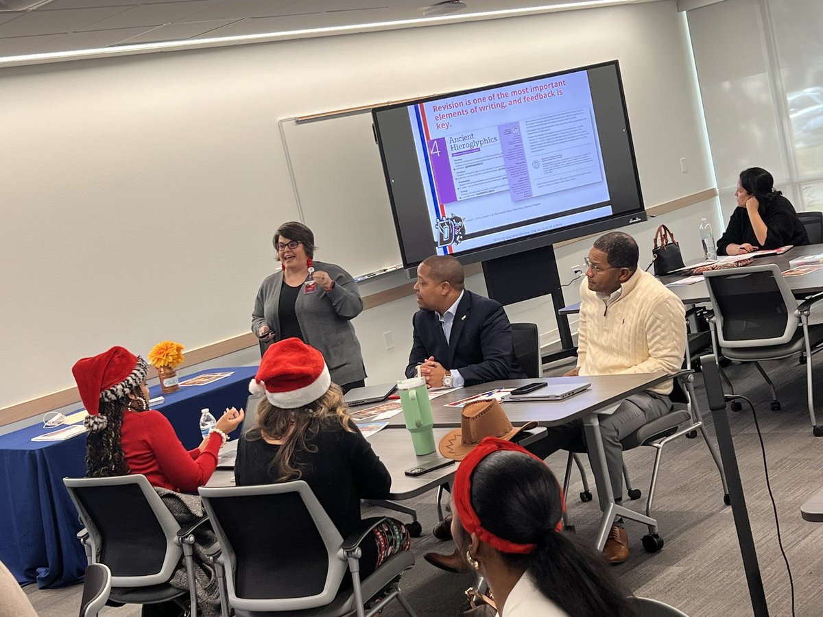 District leaders are learning about literacy RBIS 4 and discussing how to incorporate text based responses into quality tier 1 instruction.