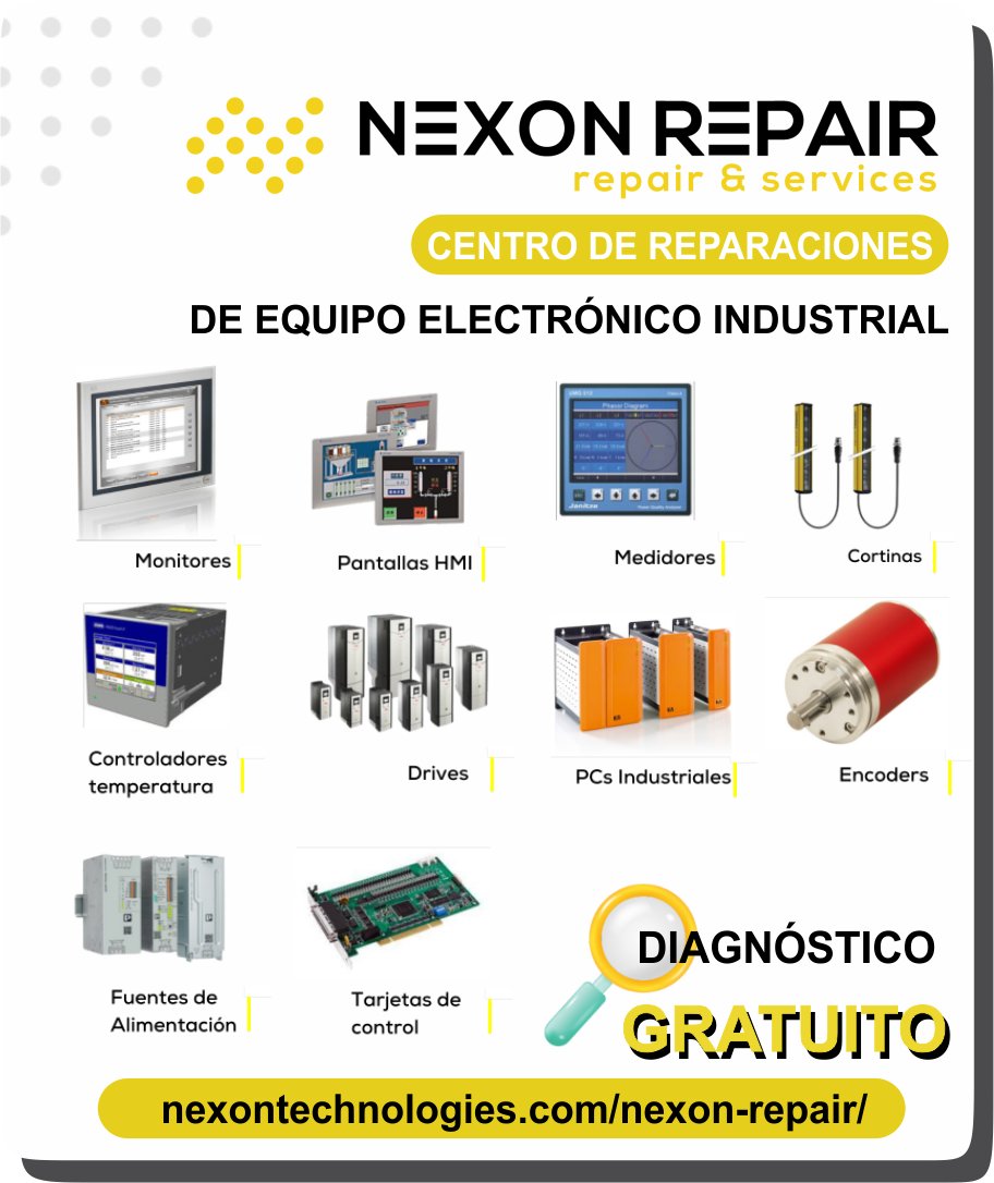 _NexonTech's tweet image. ¿Almacén saturado? ¡Recupere su equipo dañado!
Nexon Repair | Servicio de mantenimiento y reparación de equipo electrónico industrial.  Nuestro diagnóstico es gratis!!!
📷 Fuentes de Poder
📷 AC DC Drivers
📷 Monitores Industriales
📷 Tarjetas de Control