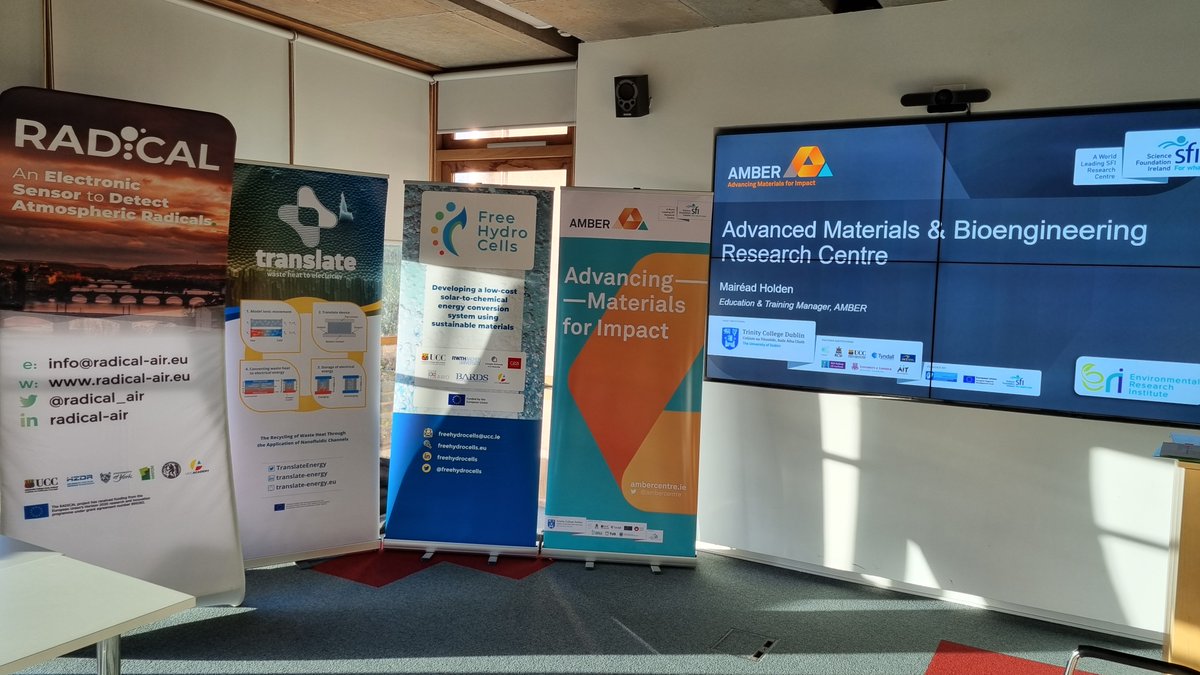 What a day at the <a href="/ambercentre/">AMBER</a> event today interacting with 8 bright TY students at <a href="/eriucc/">Sustainability Institute</a>!
Thanks <a href="/mairead_mh/">Dr. Mairead Holden</a> for the opportunity to inspire the next gen in sustainability research.
"Education is the most powerful weapon which you can use to change the world" - Nelson Mandela