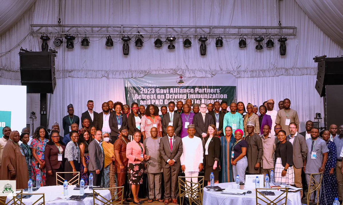 At the 2023 Gavi Alliance Partners' Retreat on Driving Immunization and PMC Outcomes in Nigeria, our Executive Director/CEO, Dr @Muyi_Aina, reaffirmed his dedication to strategic priorities that include transitioning to sustainable systems, empowering the workforce, and enhancing…