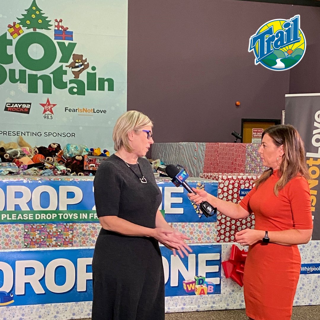 We hosted Kim Ruse, CEO of FearIsnotLove, and Danielle Savoni, @CTVCalgary Chief Meteorologist yesterday at our South store. We are very proud to announce that we have collected 4,478 toys in Calgary so far with a little more than a week to go!
