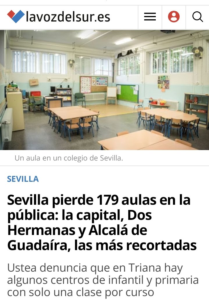 USTEA Educación Sevilla tweet media