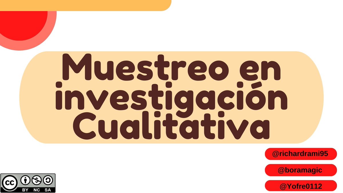 boramagic's tweet photo. Conoce acerca de el muestreo en investigación cualitativa.
#PedagogiadelasCienciasExperimentales #investigación #cualitativa #muestra #docenteTic #educacion #investigación @jorgearmi20  @experimenutmach https://t.co/buYZGoYhsm