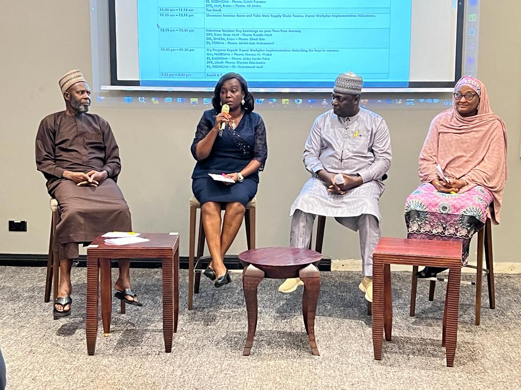 ARC_ESM's tweet image. Sharing their progress reports,   
GM, NASDSMA – Pharm. Haruna Wakili, 
ES, @KADHSMA –  @aishaisyaku2704,
DPS, LMoH- Pharm. @OmolambeO
and, ES, NSDHCMA – Dr. Mohammad Audi shared insights from their 2-year Workplan Implementation.

 #ASCS23