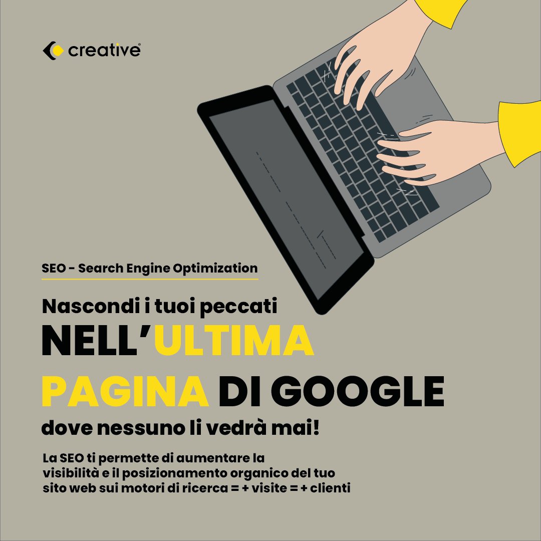 creativeadv_vr's tweet photo. Fai crescere il tuo business!
Servizio SEO: garantiamo un buon posizionamento nei motori di ricerca: non lasciare che il tuo sito rimanga sepolto nelle ultimissime pagine di Google.
https://t.co/bcYFPV3KzP
#pubblicità #marketing  #campagnapubblicitaria #comunicazione #SEO https://t.co/pqNWpZ4Kp2