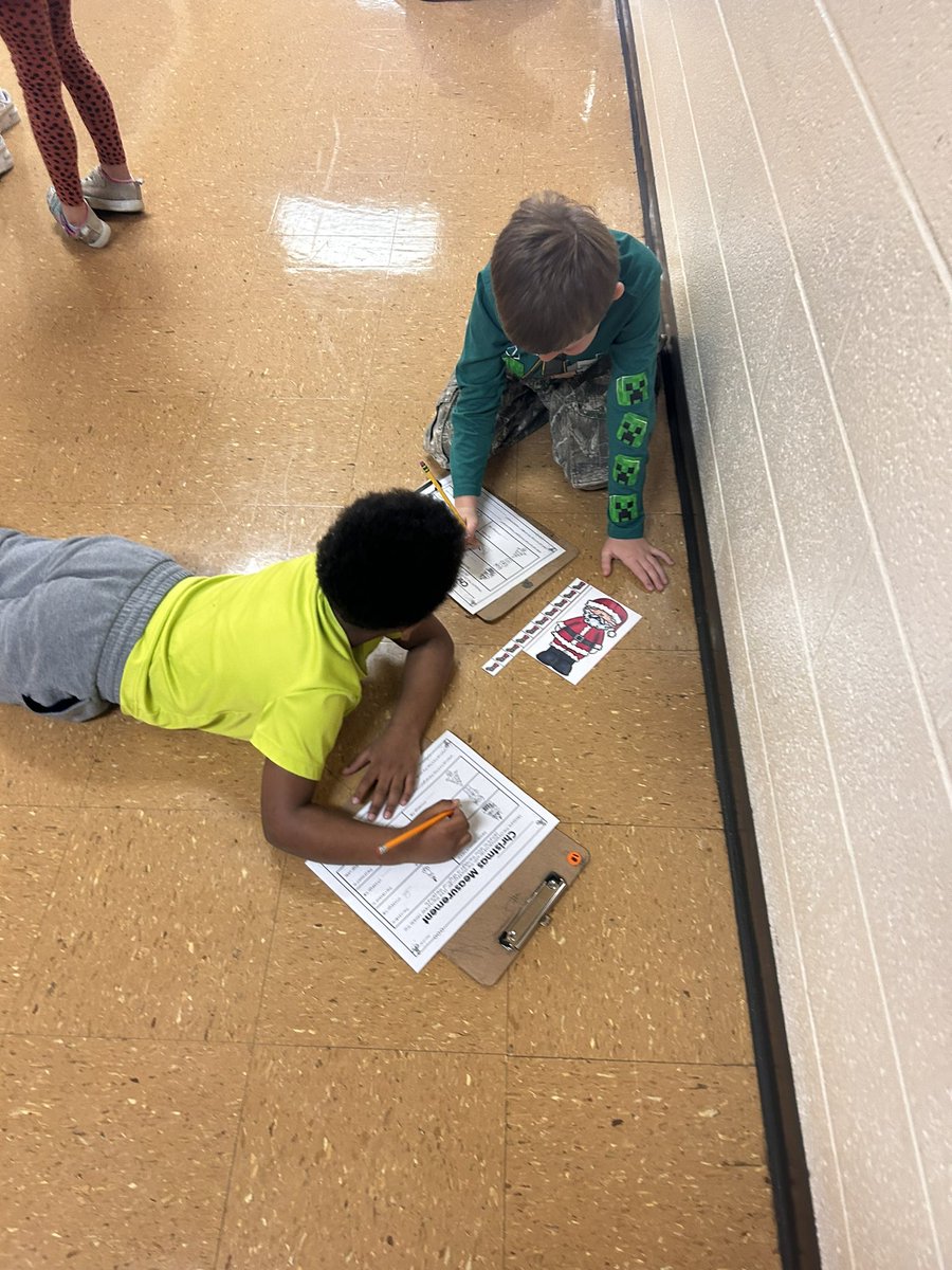 “I can measure items in the North Pole with nonstandard units.”