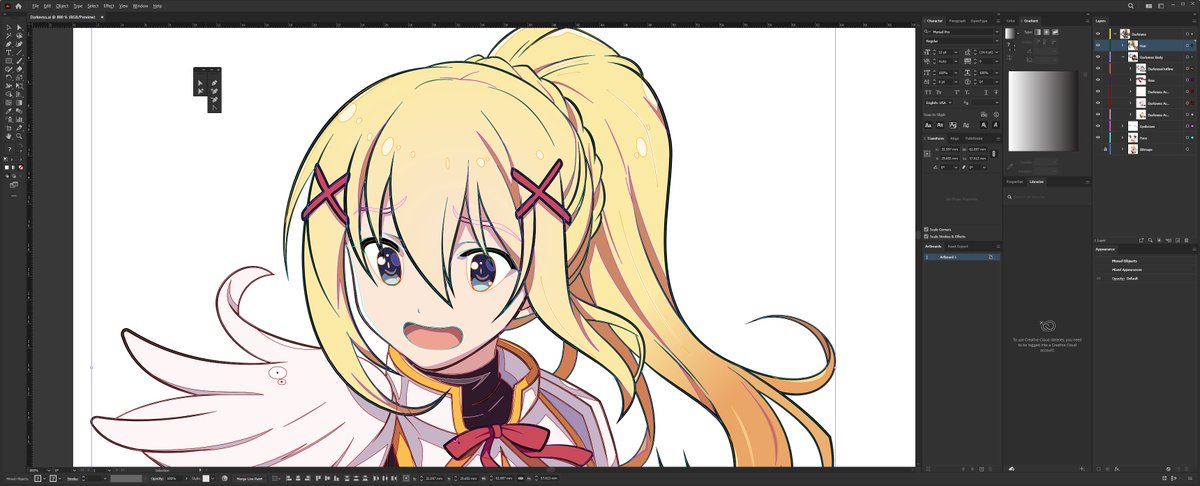 LilyStilson's tweet photo. Looks like I'm getting the gist of the powers granted by some vector graphics software :P https://t.co/tB2ihlJDPh