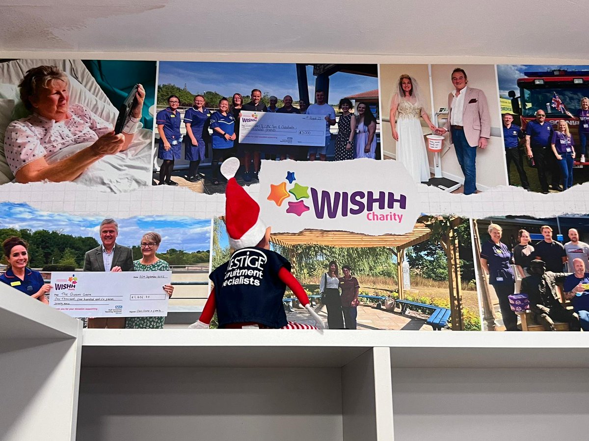 🎄Today our little elf has spent the day with Wishh charity. 
🎄Raising awareness about the great work they do!  

#elffeedbackexpress #officeelf #ElfOnTheShelfArrival #FestiveMagic #JoyfulSeason #HolidayMagic #Christmas #Winterseason  #charity #CommunityUnity #NHScharity