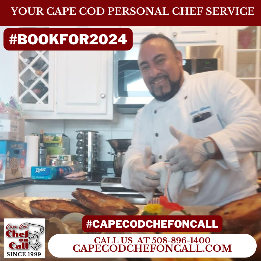 Experience the best of Cape Cod cuisine with our personalized chef service. Whatever the event, we've got you covered.

Book now for 2024 and let us take care of the rest!

#CapeCodCuisine #PersonalizedMenu #UnforgettableExperience #BookFor2024

bit.ly/3BJX1Eu
