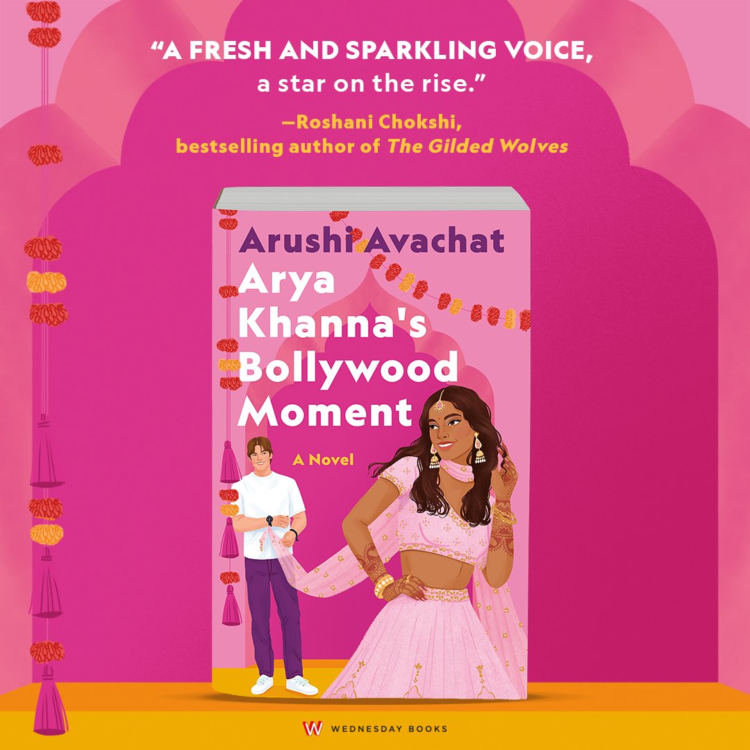 You don't want to miss Arushi Avachat's debut ARYA KHANNA'S BOLLYWOOD MOMENT! 💗 Structured like a Bollywood film, this book is sure to make you feel all the feels! Preorder your copy today: bit.ly/AKBM