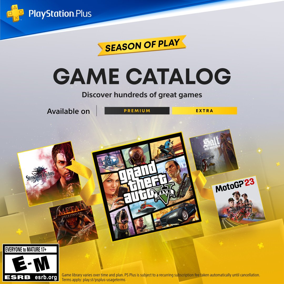 PlayStation Plus Game Catalog for December: Grand Theft Auto V, Stranger of  Paradise: Final Fantasy Origin, Metal: Hellsinger and more –  PlayStation.Blog