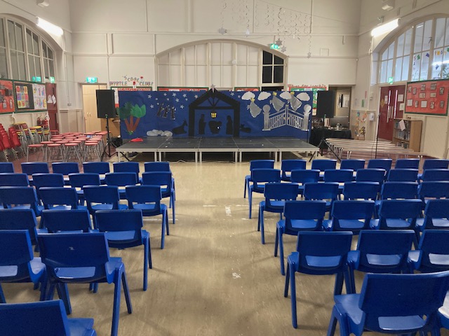 What a busy week! EYFS Nativity on Monday, KS1 Nativity on Tuesday and now our final KS2 Concert at 6:00pm. Just waiting for the children and families to arrive.