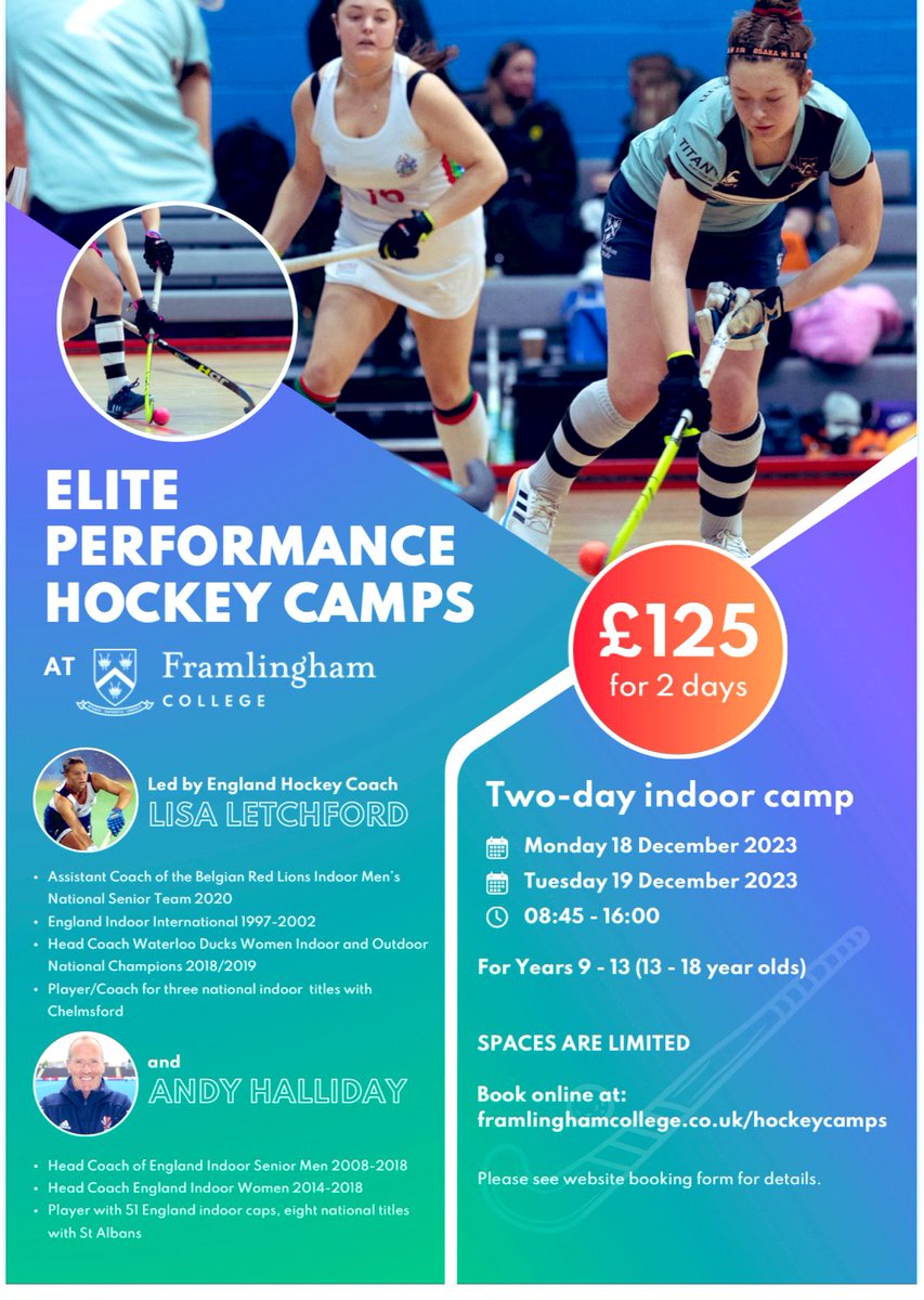 Looking for some local top quality Indoor Hockey coaching? 
Then get signed up with 2 of the best coaches around. 
<a href="/andyhalliday3/">Andy Halliday 💙</a> <a href="/Lisa_Letchford/">Lisa Letchford</a>