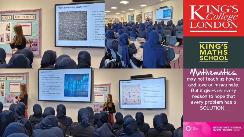edengirlsslough's tweet photo. Thank you to our colleagues from @KingsCollegeLon  Maths department for coming in &amp; speaking to our Y11 pupils about studying Maths at university and the various careers linked with the subject. #CareersInMaths #WhyStudyMaths? #ThinkAhead #HigherEducation #MeaningfulEcounter https://t.co/NkcRHzYy9D