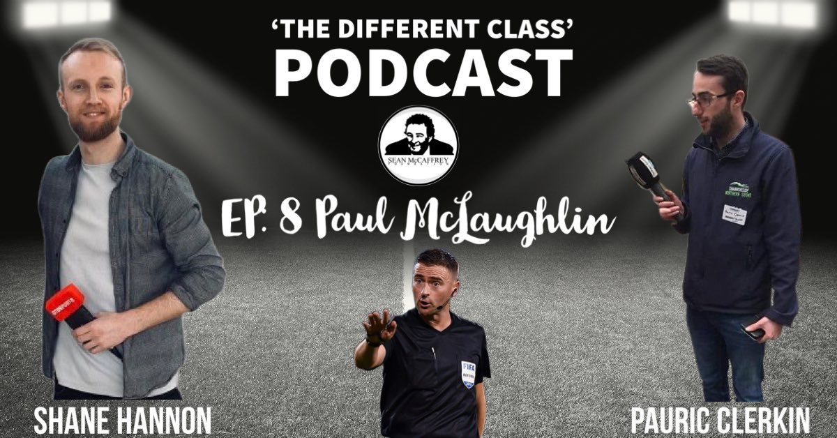 MccaffreyThe's tweet photo. Paul Mc Laughlin refereed his first ever game in the Monaghan Summer League and moved quickly into the @LeagueofIreland scene.He recently took charge of the sellout @FAIreland cup final at the Aviva Stadium.  Listen below 👇 

https://t.co/esPmu2rmkV…

https://t.co/WIWVi8adtU… https://t.co/4TB4l2fSVQ