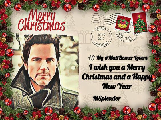 Hey my #MattBomer friends the cyber mailman knocks on your door to give you my #ChristmasCard 🎅🏻!

@MattStatonSpain @MattBomerUnited @Tina58498317 @dailymattbomer @CS__03 @FanMattBomer1 @Neftali4real @LorraineTomli17
@fern_weh_9 @mattbomerfiles @melpote
@Joscha19101977