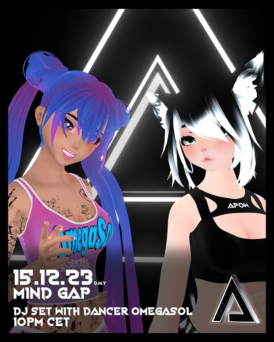 I am going to DJing this Friday, I will have my friend @OmegaSolVR with me as a dancer, so happy🥰I'm already proud of the visuals she created for me ! See you soon for some liquid drum & bass 💙💜🤍❤️