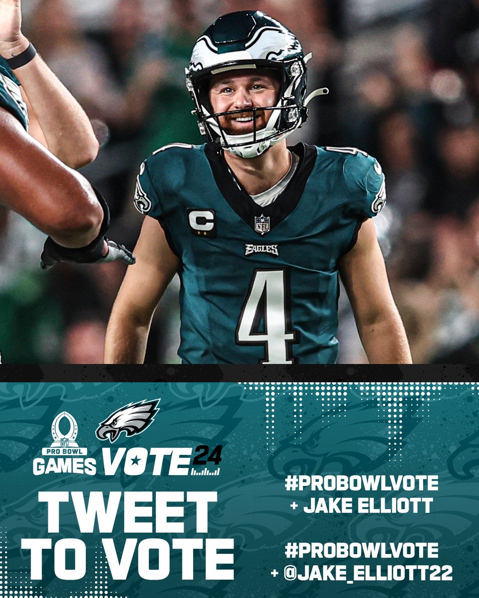 Do your thing Philly! #ProBowlVote @jake_elliott22